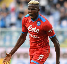 Victor Osimhen among six Napoli players named  in Serie A Team of the Week