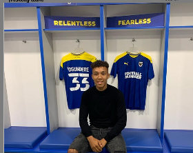 Done deal : Isaac Ogundere goes pro at AFC Wimbledon