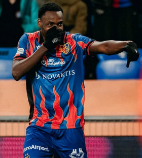 Philip Otele: Basel's winter signing attracted interest from Arsenal as a teenager