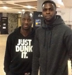 Hull City Striker Sone Aluko And Enyimba Star Kingsley Sokari Arrive In Uyo