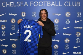 Exciting wing-back Olise reacts after signing new contract with Chelsea 