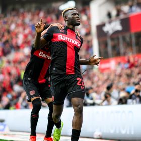 Boniface goal and assist help Bayer Leverkusen secure historic Bundesliga title; Tella also in action 