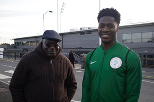 Rohr Runs The Rule Over Chelsea Starlet Aina As Super Eagles Team A Play 1-1 Draw With Team B 