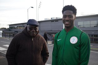 Rohr Runs The Rule Over Chelsea Starlet Aina As Super Eagles Team A Play 1-1 Draw With Team B