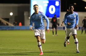 EFL Trophy : Edozie Fires Brace As Manchester City Thrash League Two Side Scunthorpe United