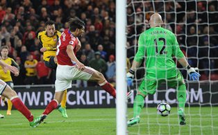 Iwobi Benched As Arsenal Main Men Deliver In Win Against Middlesbrough
