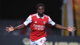 EFL Trophy : Anglo-Nigerian striker nets brace for Arsenal in win v Cambridge United 