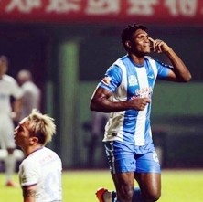 Guangzhou R&F striker Aaron Samuel Pleased To Score In Win Against Hangzhou Greentown