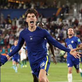 Super Eagles GK applauds ex-teammate Kai Havertz after game-winning goal for Chelsea