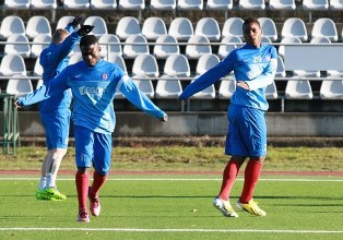 Flying Eagles Winger, Moses Simon Scores First Professional Hat - Trick