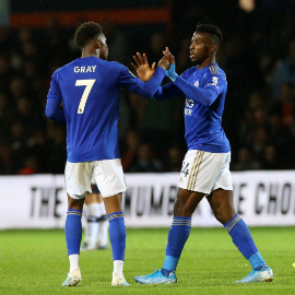 Leicester Assistant Coach Reacts After Iheanacho Ends Worst Goal Drought Of His Career   