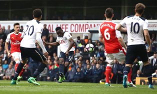 Alli Scores, Iwobi Benched As Arsenal Lose Last North London Derby To Spurs At White Hart Lane