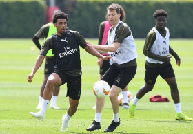 The Three Wingers Of Nigerian Descent That Trained With Arsenal Ahead Of Europa League Final 