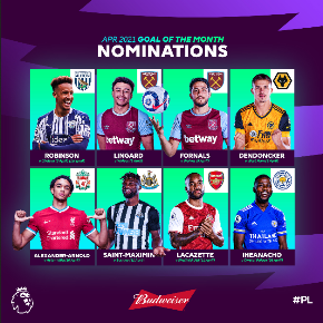 Iheanacho's stunner against The Eagles nominated for Premier League Goal of the Month
