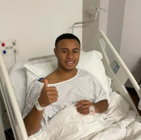 Manchester City's teenage Nigerian striker faces months on the sidelines after surgery