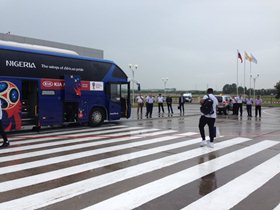 Super Eagles Return To Essentuki, Depart For Training 1700 Hours