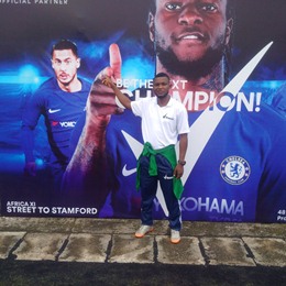 Chelsea Hook Nigeria U17 Scout for Africa XI Street To Stamford Faculty