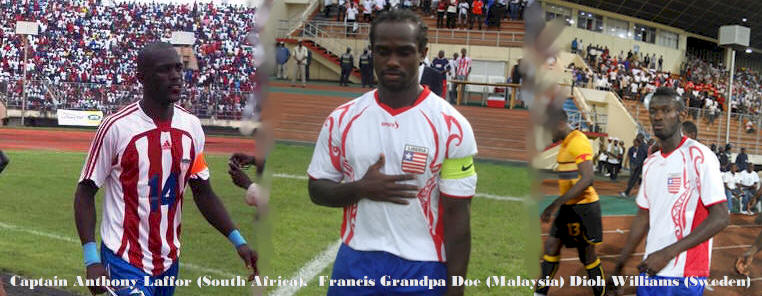 Liberia Watch  - Lone Stars Suspend GRANDPA DOE, DIOH WILLIAMS