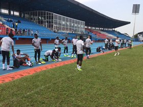 Super Eagles Training Session: How Team A & B Lined Up, Personal Drills For GK Ezenwa 