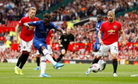 England Boss Southgate Watches NFF Target Abraham Make Full Debut For Chelsea In Loss To Man Utd