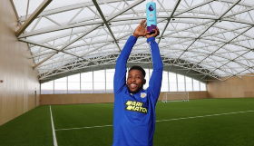 Super Eagles star Iheanacho reacts after winning Premier League Player of the Month 