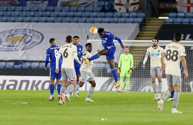 Leicester City's Ndidi Two-Word Reaction After Starring Against AEK Athens