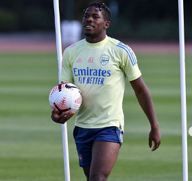 Arsenal's Nigerian-born midfielder has similarities to Chelsea star, says Chesterfield coach 