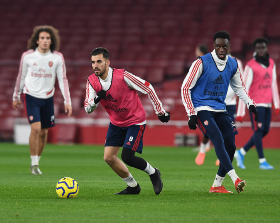  (Photo) Arsenal Coach Arteta Runs The Rule Over Olayinka, Two Other Nigerian Young Stars Pre-Chelsea  