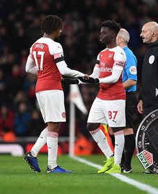 Iwobi Continues Great Form With Another Assist, Saka Debuts In Premier League As Both Get Rated By English Press 