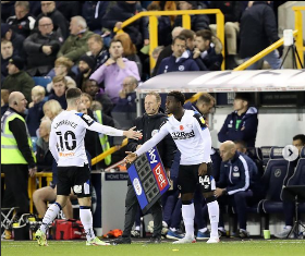 PL 2: Derby County's Anglo-German-Nigerian midfielder on target against Chelsea 