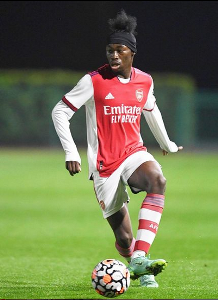 Nigerian winger resumes training with Arsenal U21s after lengthy spell on the sidelines
