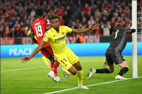 'He scored the goal' - Emery highlights Chukwueze's role in knocking out Bayern Munich 