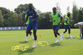 Victor Moses Trains With Chelsea Teammates For The First Time In Pre-Season