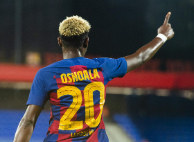 Barcelona's Nigeria International Striker Oshoala Cannot Stop Scoring