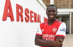 Arsenal's Nigerian defender suffers injury on U23 duty, a day after training with first team