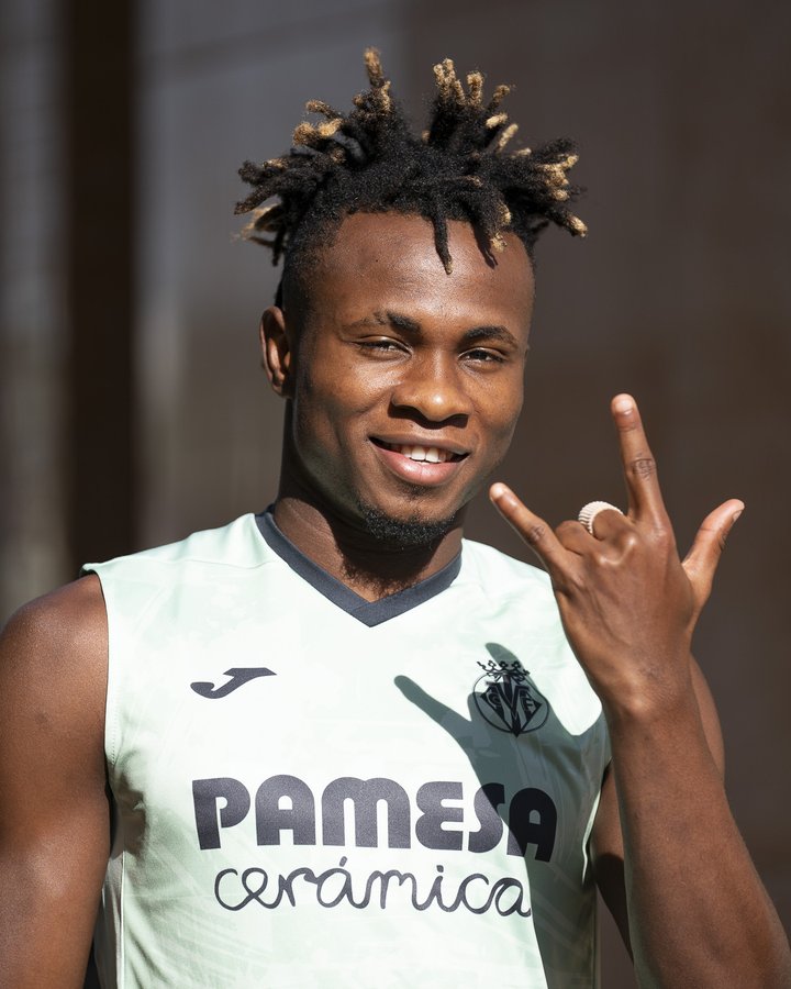 Chukwueze back in training with Villarreal after withdrawing from Nigeria's September games 