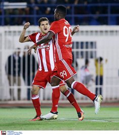 Magnificent Olympiakos Striker Ideye Takes His Tally To Seven Goals