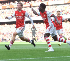 Balogun, Okonkwo not involved as red-hot Arsenal see off Omole's Tottenham