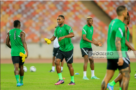 Youngest invitee Amoo impresses senior players Iheanacho, Musa, Ighalo in Super Eagles training