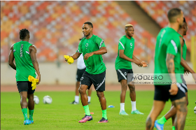 Youngest invitee Amoo impresses senior players Iheanacho, Musa, Ighalo in Super Eagles training 