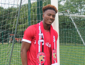 Done deal : Timmy, brother of ex-Nigeria target Tammy Abraham, joins Walsall