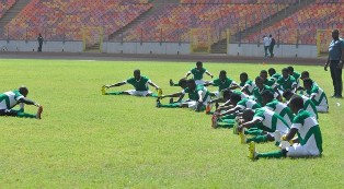 Twenty Two Super Eagles Players Train In Abuja