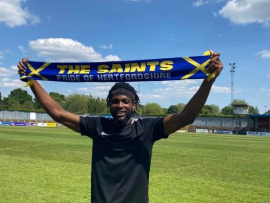 Official : Nigerian Striker Completes Move To English Sixth-tier Club St Albans City 