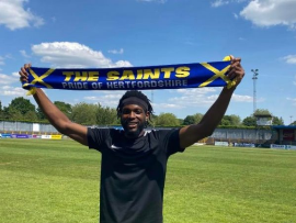 Official : Nigerian Striker Completes Move To English Sixth-tier Club St Albans City