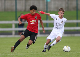  Floodlit Cup : Nigerian Winger On Target For Manchester United In 4-1 Win Vs Everton