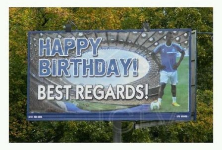 Loyal Dynamo Kiev Fan Erects Billboard To Congratulate Ideye