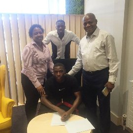 Photo Confirmation: Nigerian Winger Joseph Hungbo Goes Pro With The Eagles  