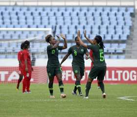 Super Falcons Player Ratings : Oshoala Deadly; Okobi Workaholic; Ayinde Shield, Ordega Impresses; Chukwunonye Calm; Ebi Dominant