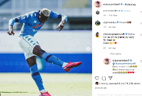  'Do you have a plaster on your head?' - Chukwueze trolls Napoli striker Osimhen for his hairstyle
