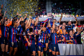 Oshoala-less Barcelona beat Wolfsburg in UWCL final, Lopez non-playing substitute